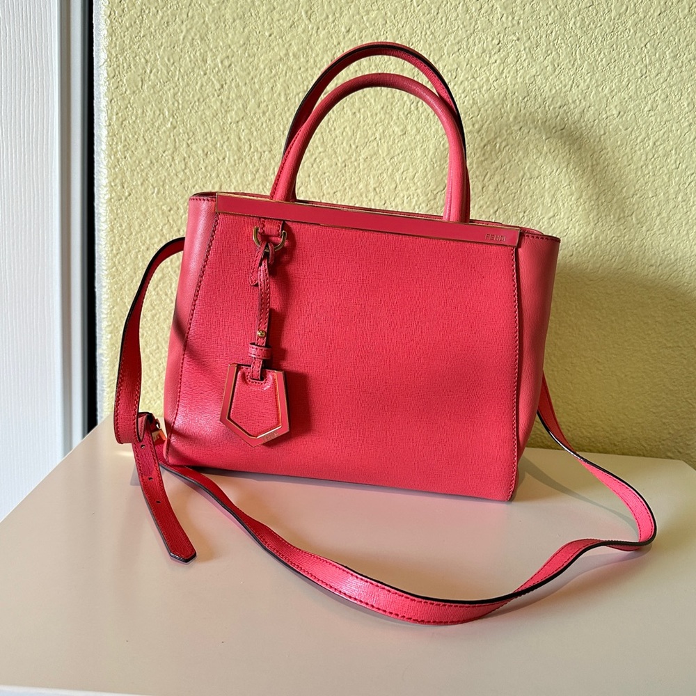 Authentic Fendi Leather bag Pink